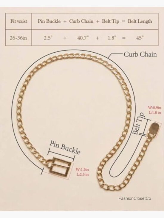 Multilayer Metal Chain Belt Adjustable Waist Chain for Dresses main image 7